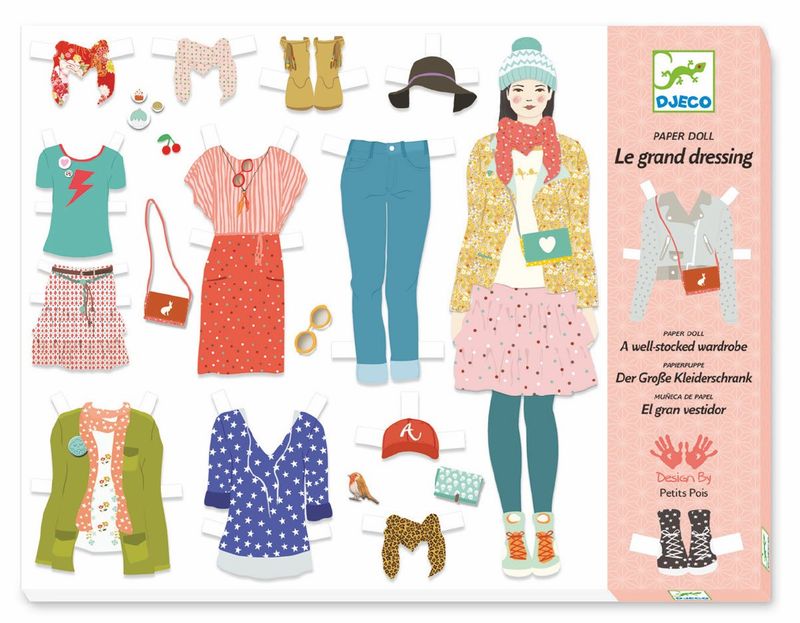 Djeco Le Grand Artist - Paper Fashion Le Grand Dressing Room