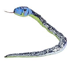 Sequin Snake Blue Camo