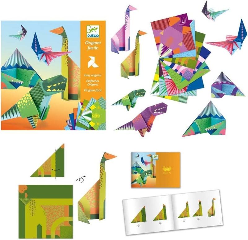 **Djeco Petit Gifts - Origami Dinosaurs