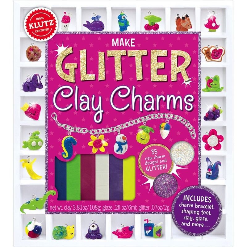 Klutz Make Glitter Clay Charms