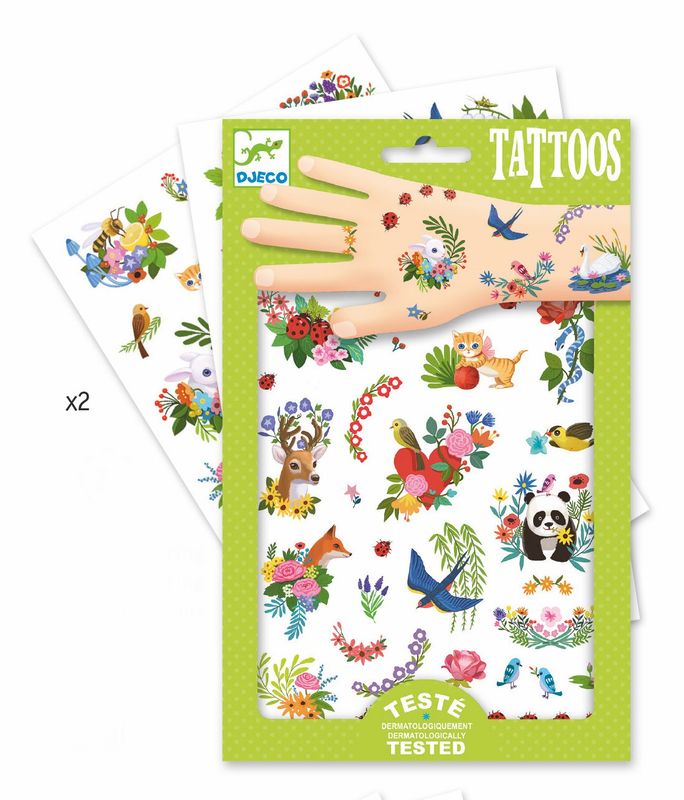 Djeco Tattoos Happy Spring