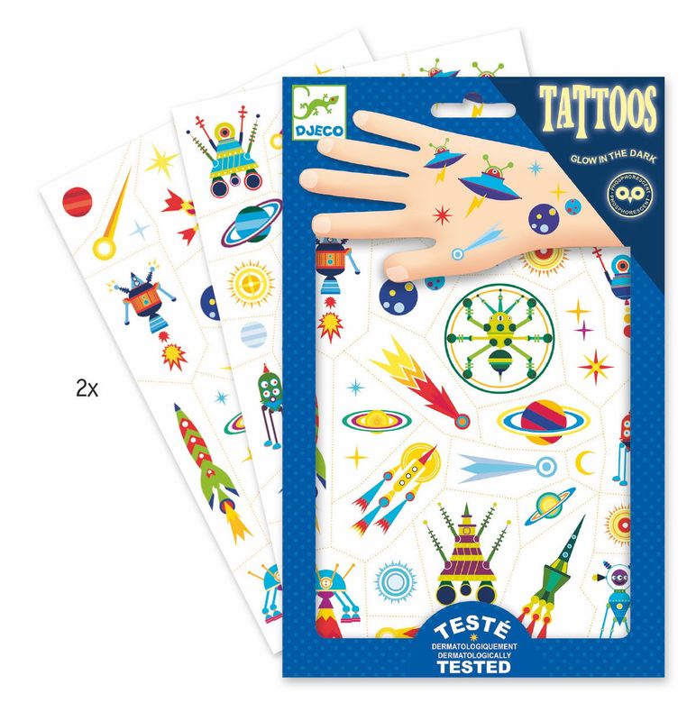Djeco Tattoos Space Oddity
