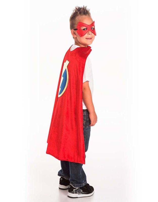 Red Hero Cape & Mask Set