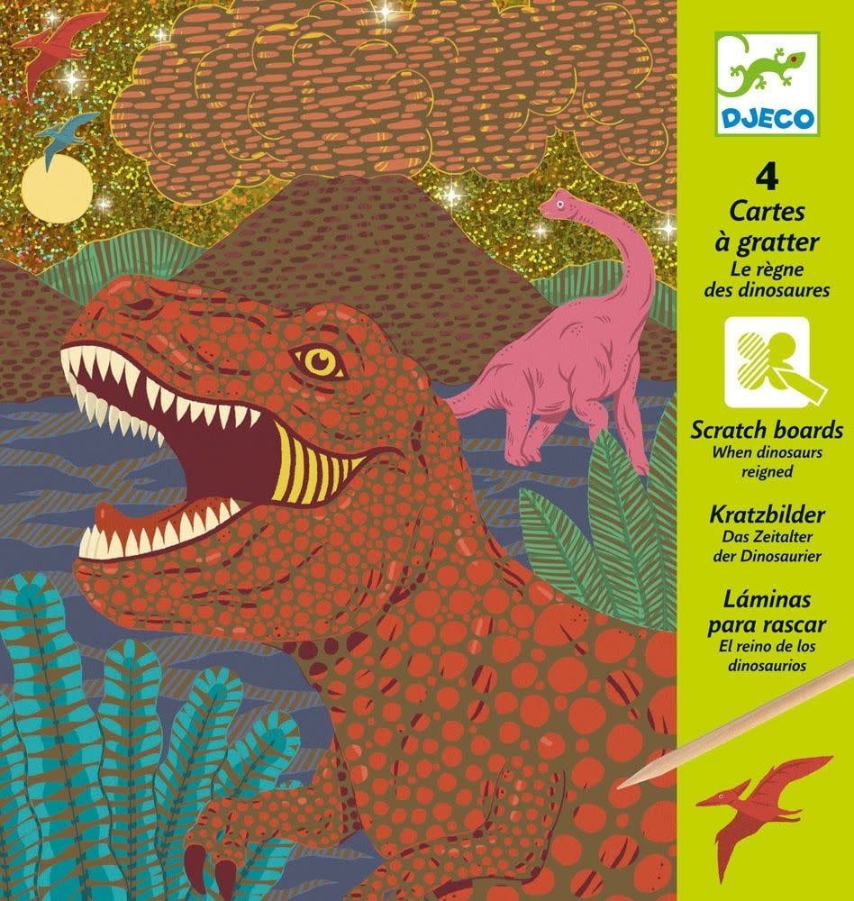 **Djeco Scratch Cards When Dinosaurs Reigned