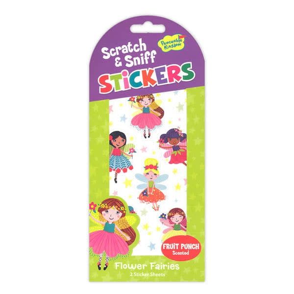 FLOWER FAIRIES SCRATCH AND SNIFF STICKERS