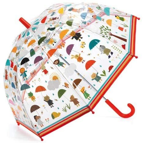 Umbrellas Under the Rain