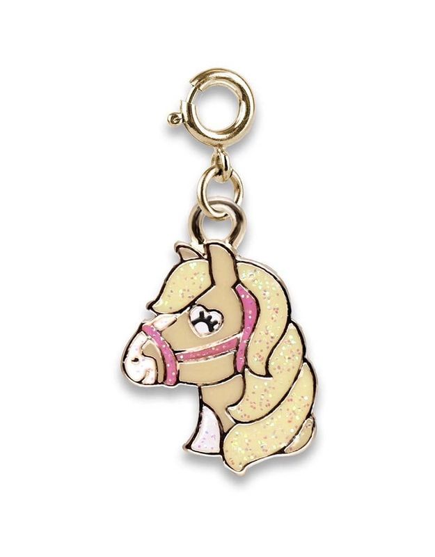 Charm It! Gold Glitter Horse