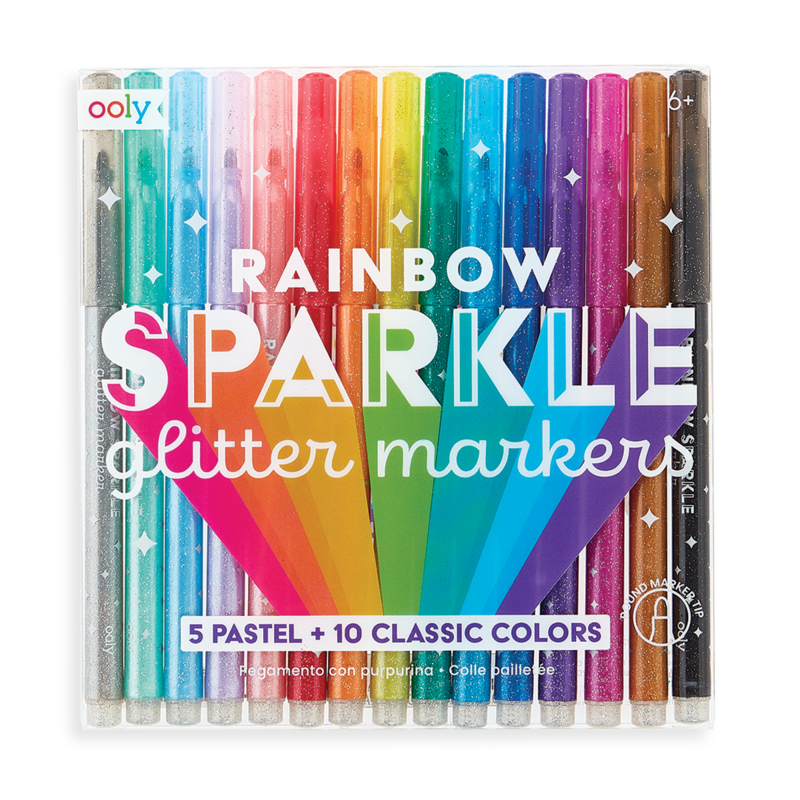 Ooly - Rainbow Sparkle Glitter Markers