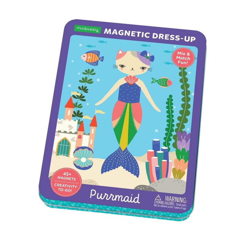 Magnetic Tin Purrmaid
