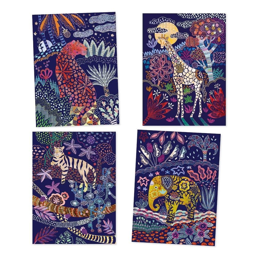 **Djeco Petit Gifts -  Scratch Cards Lush Nature