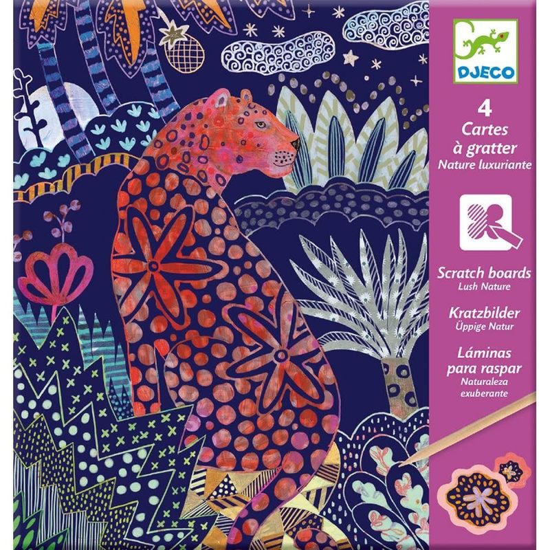 **Djeco Petit Gifts -  Scratch Cards Lush Nature