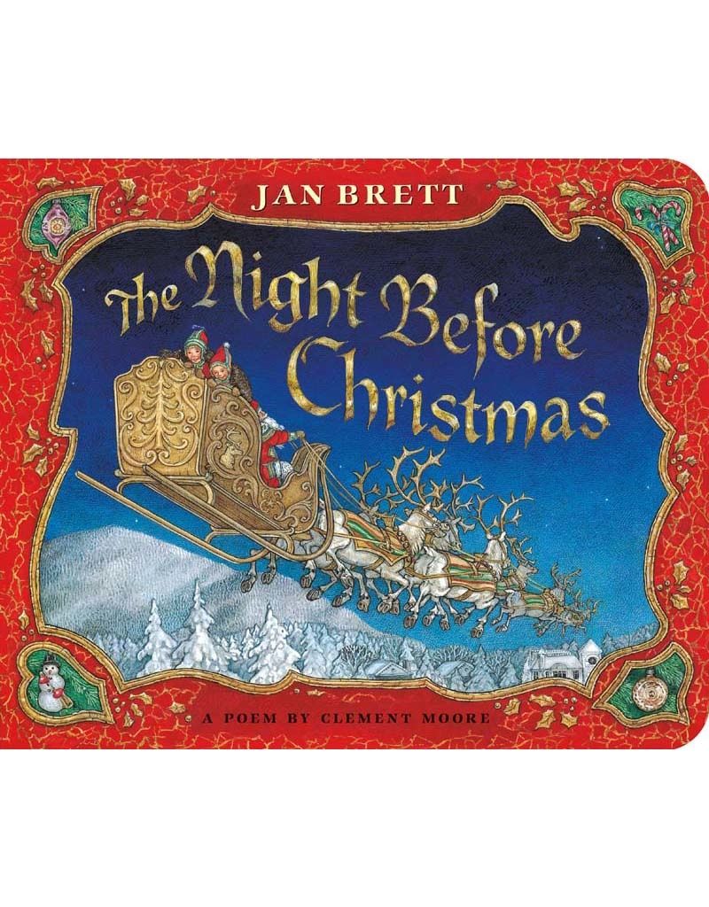 BB The Night Before Christmas Jan Brett