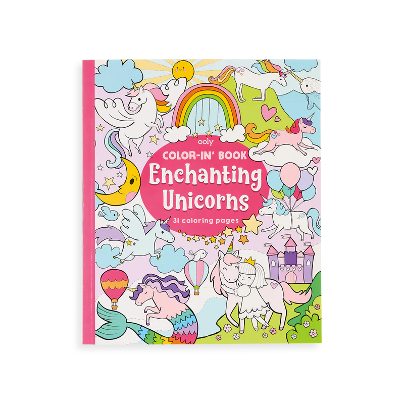 Color&#39;In Book Enchanting Unicorns
