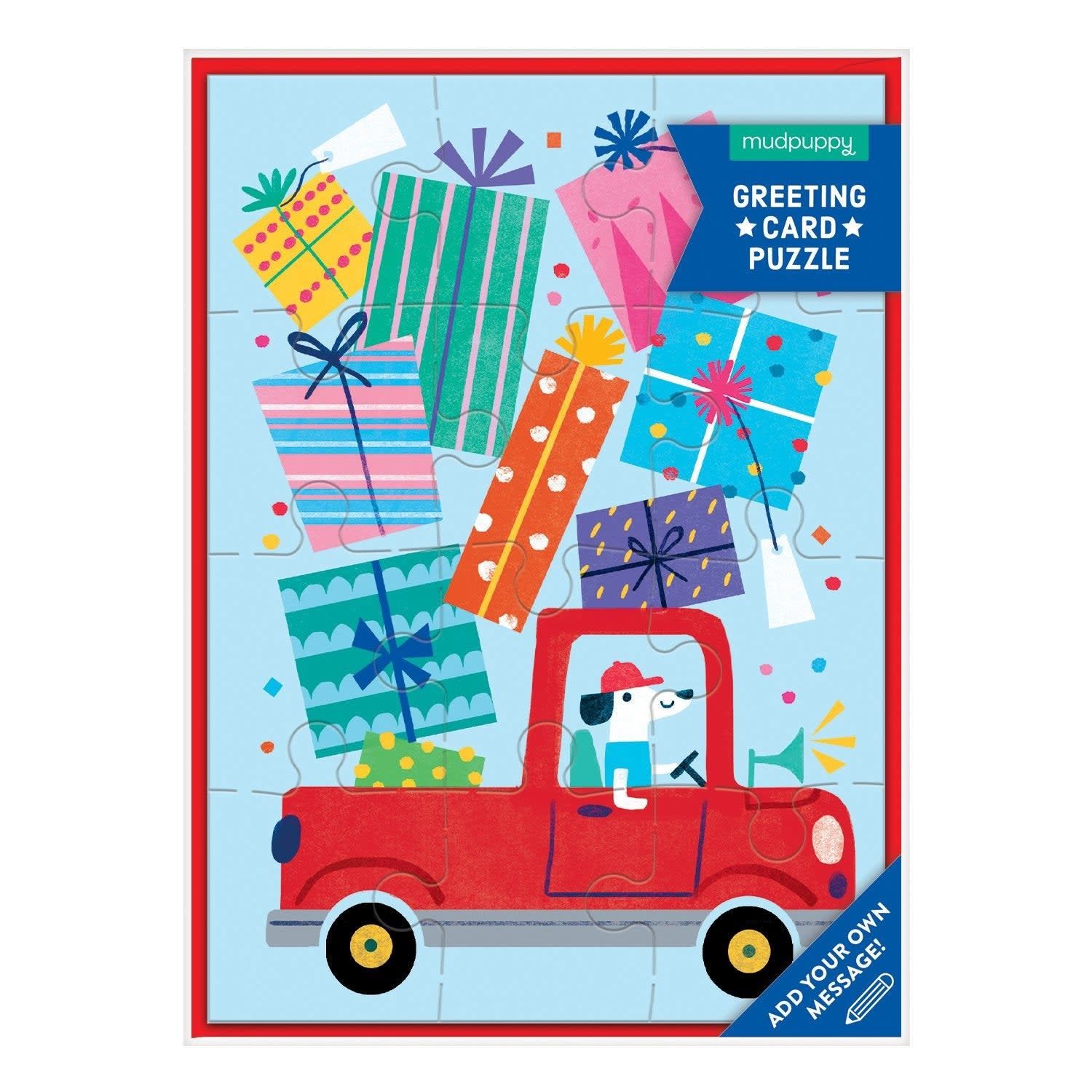 Greeting Card Puzzle: Birthday Truck