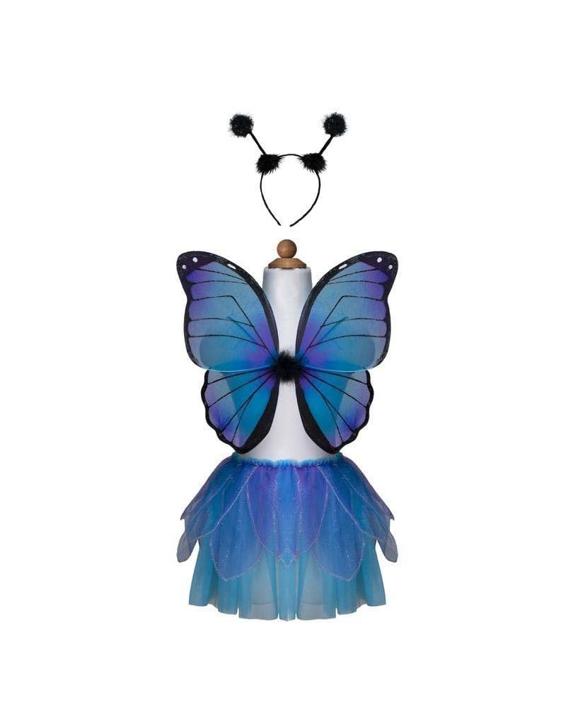 Midnight Butterfly Set, Blue, Size 4-6 (3 pcs)