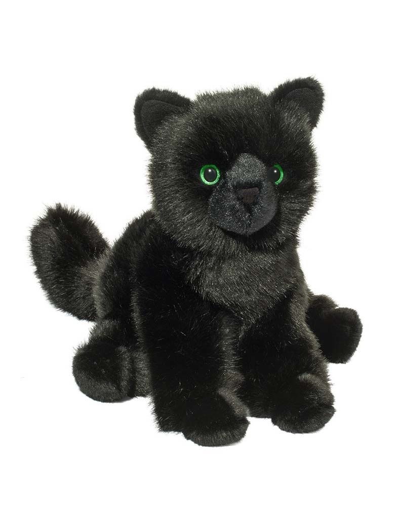 12" Salem Floppy Black Cat
