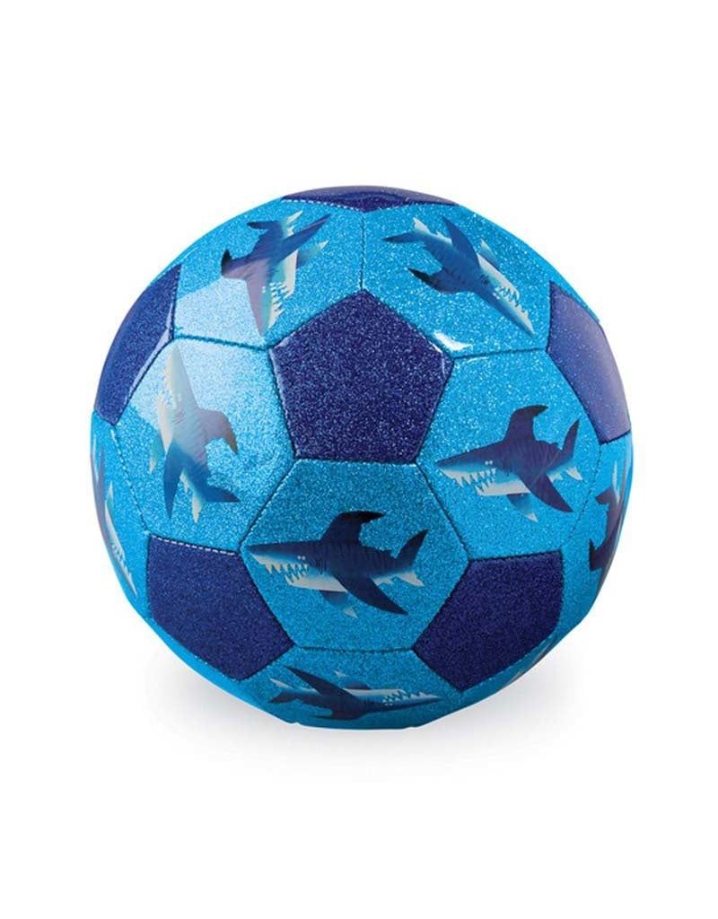 Size 3 Soccer Ball Glitter Shark City