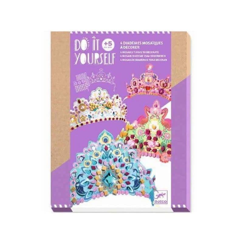 Djeco Like a Princess Mosaic Tiaras
