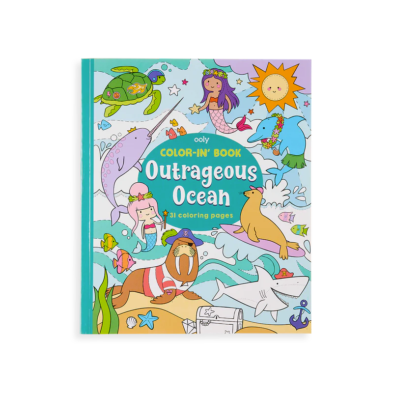 Color&#39;In Book Outragous Ocean