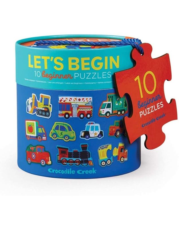 Let's Begin 2pc Puzzle Vehicles