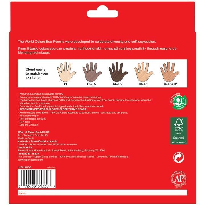 World Colors 27count Eco Pencils