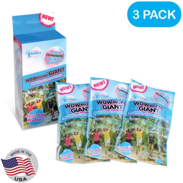 WOWmazing Giant Bubble Concentrate Refill (3-Pack)