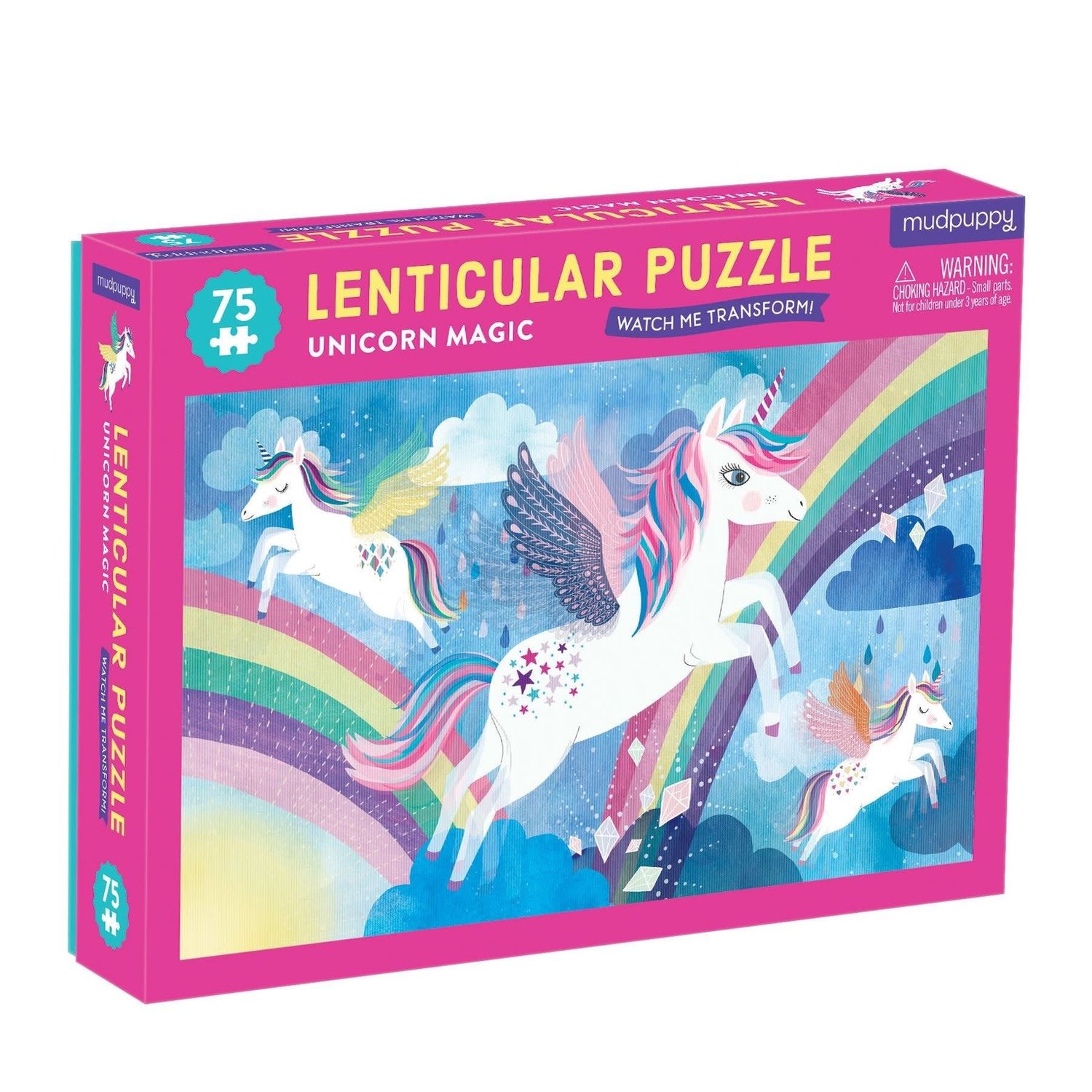 75pc Lenticular Unicorn Magic