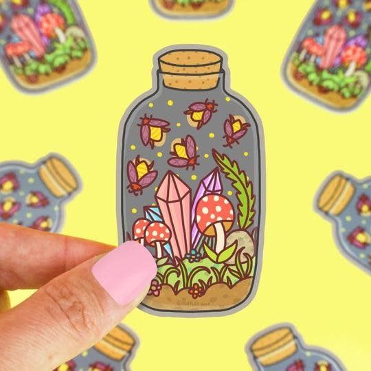 Turtle Soup - Firefly Terrarium Vinyl Sticker