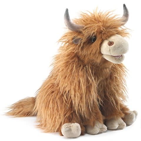 Folkmanis Highland Cow Puppet