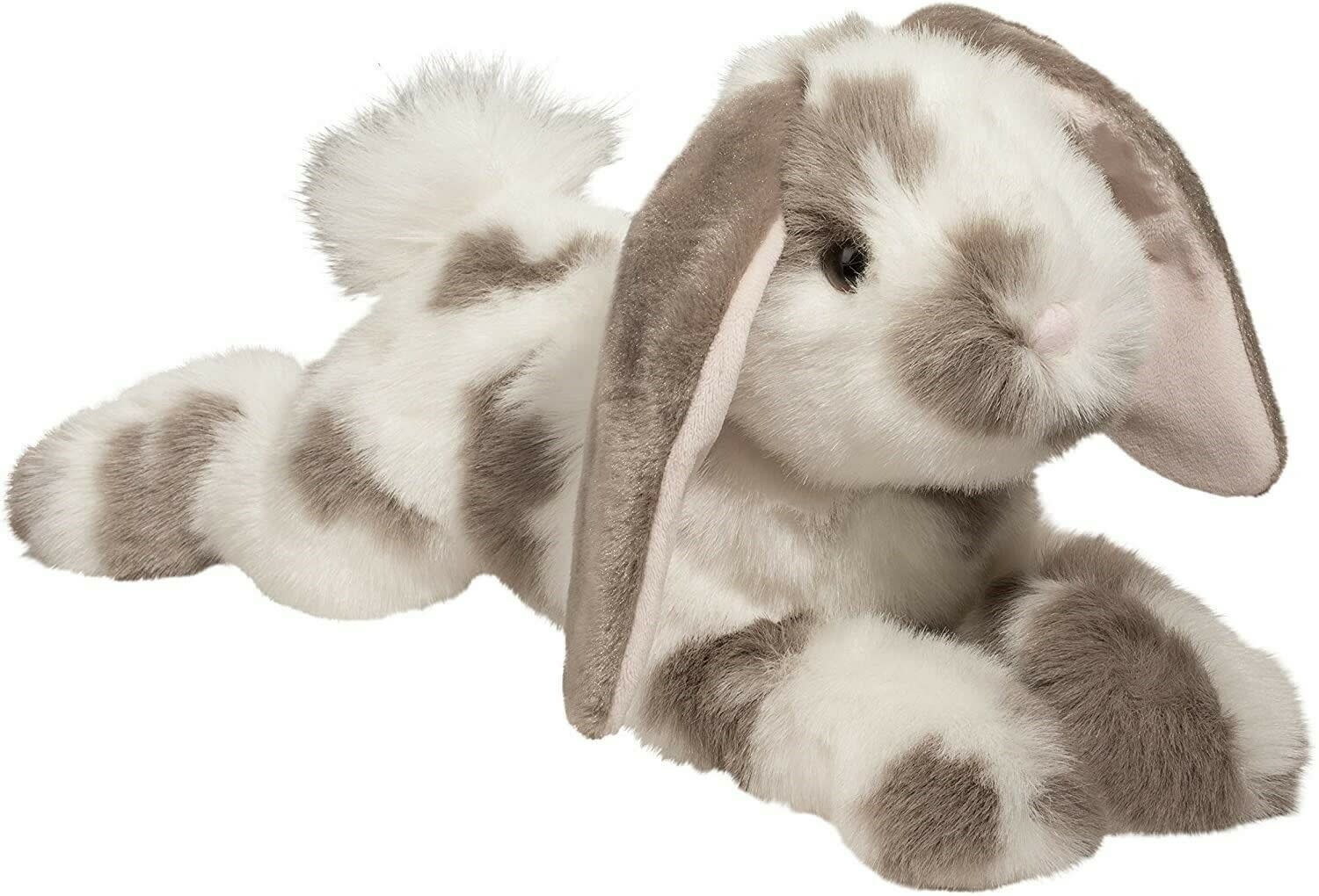 18" Ramsey Grey Spotted Bunny