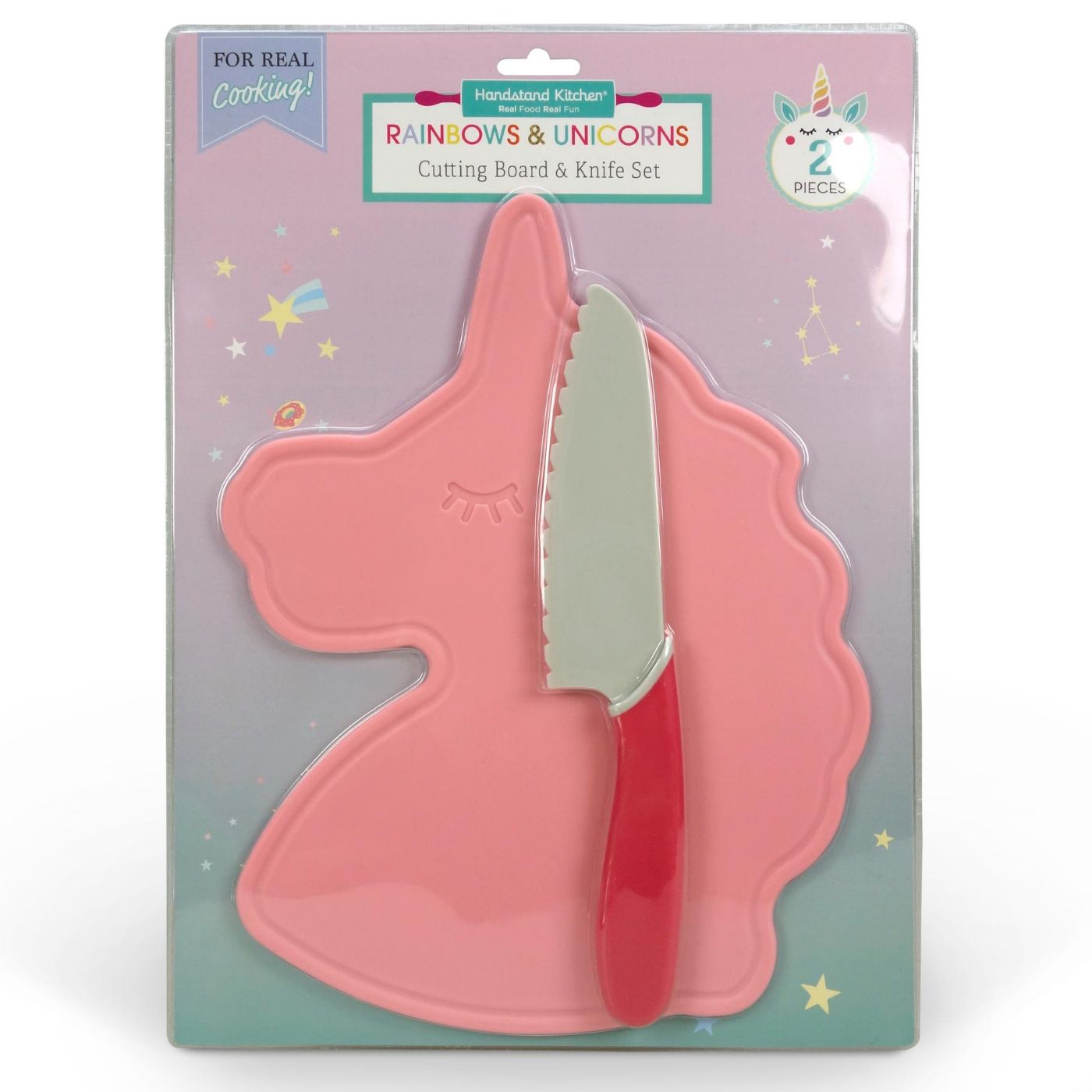 Unicorn Cutting Board &amp; Knife Set