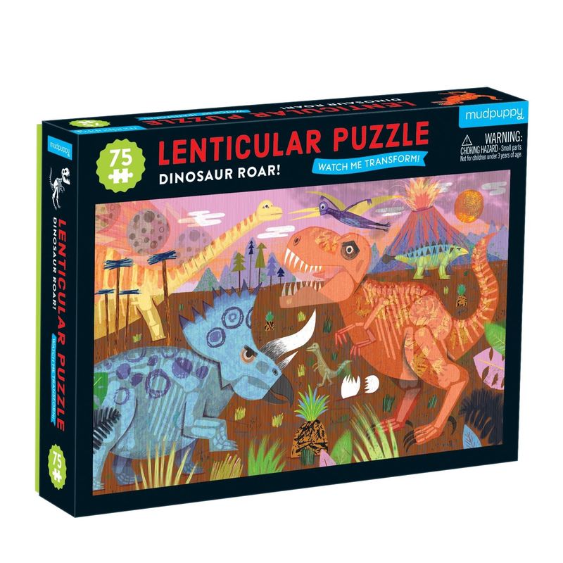 75pc Lenticular Dinosaur Roar
