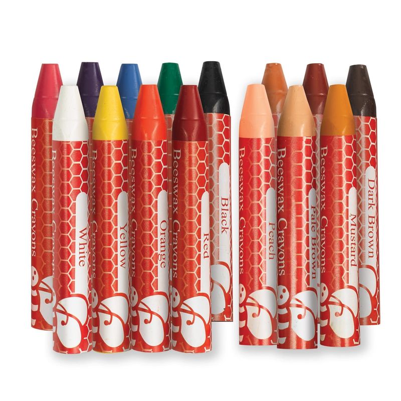 World Of Colors 15ct Beeswax Crayons
