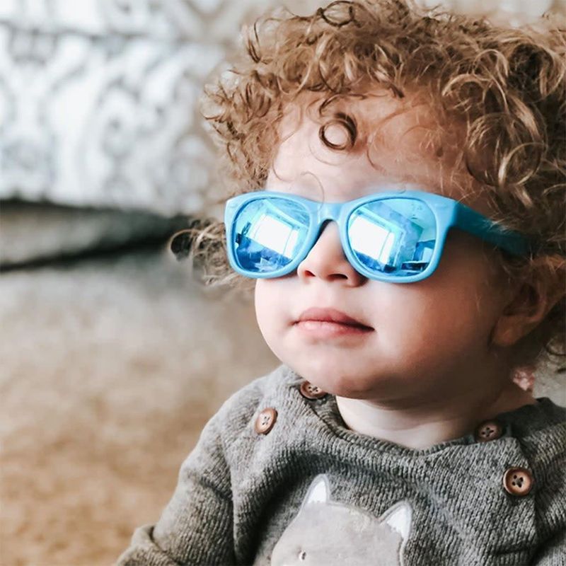 Sunglasses - Zack Morris Blue - Mirrored Blue, Toddler (2-4)