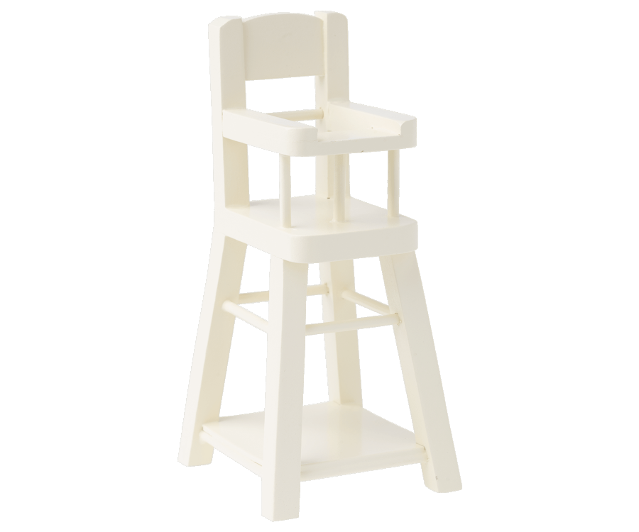 Maileg - High Chair, Micro, White