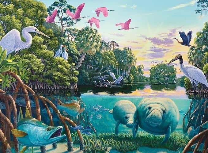 500pc Manatee Moments Puzzle