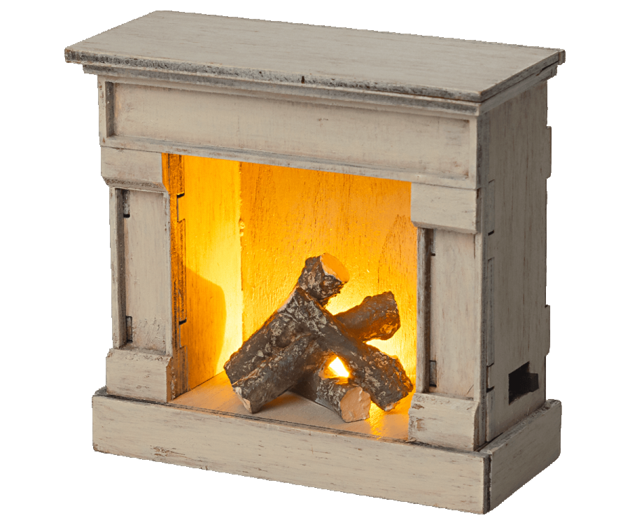 Maileg Fireplace - Off White