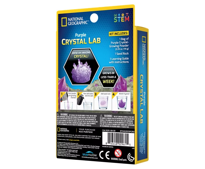 Nat Geo Grow Crystal - Purple