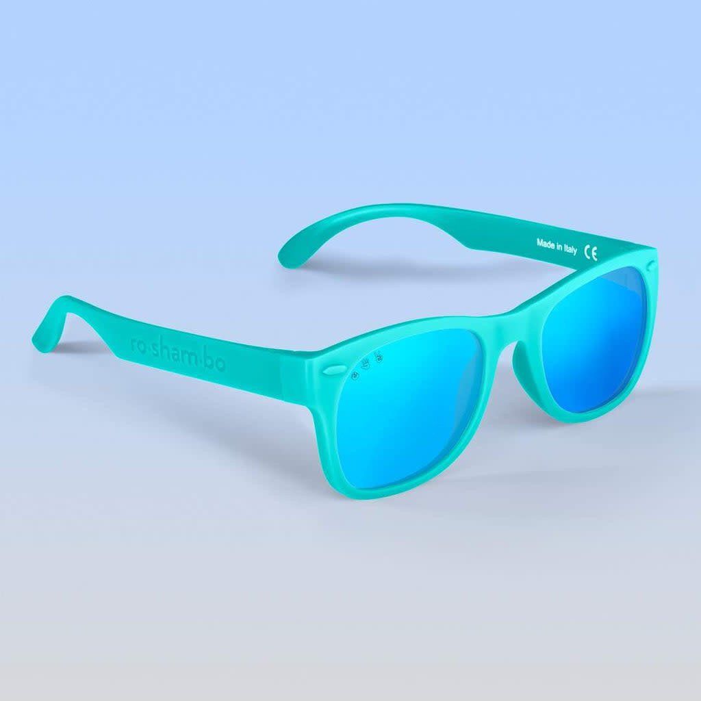Sunglasses - Goonies Teal - Mirrored Blue, Baby (0-2)