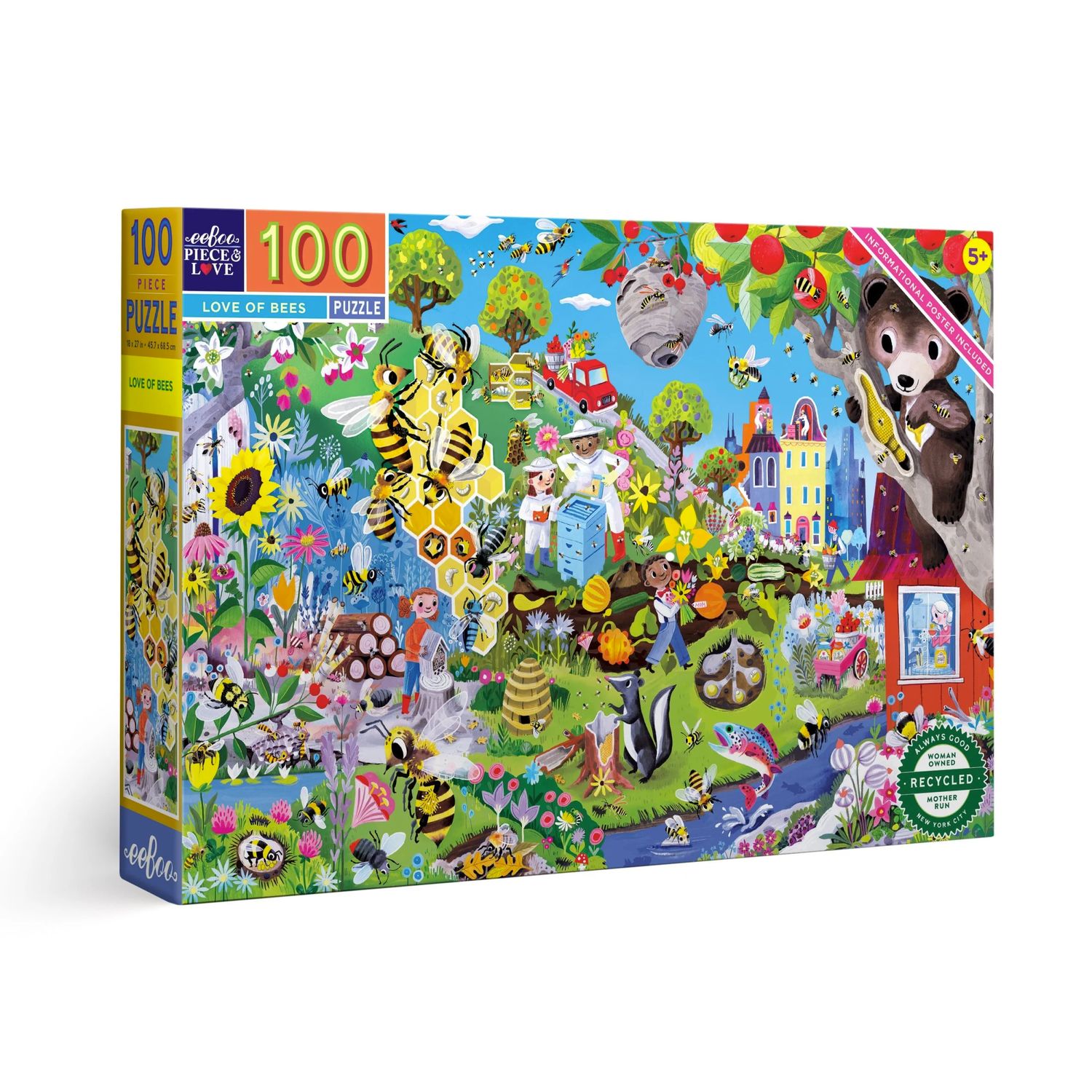100pc Puzzle Love of Bees
