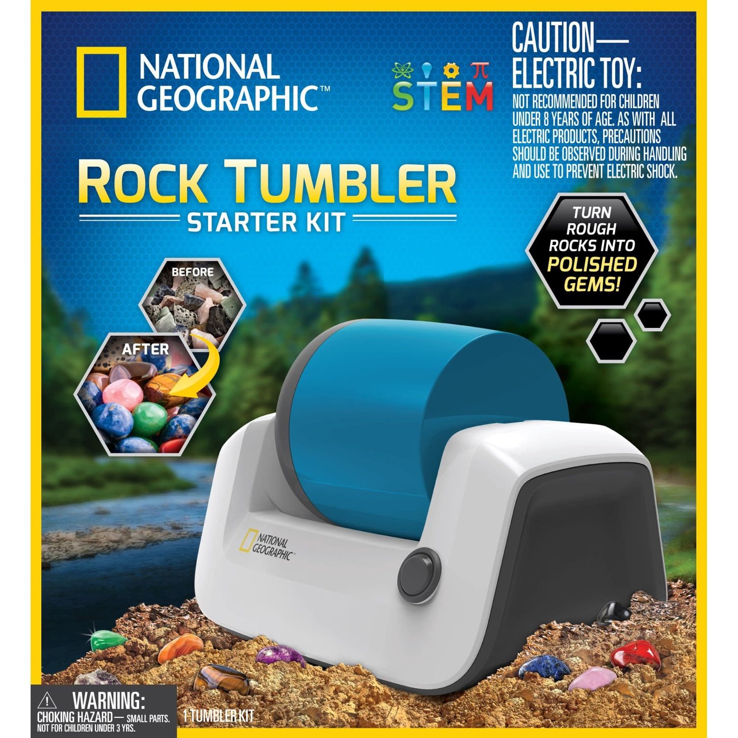 Nat Geo Explorer Series Rock Tumbler