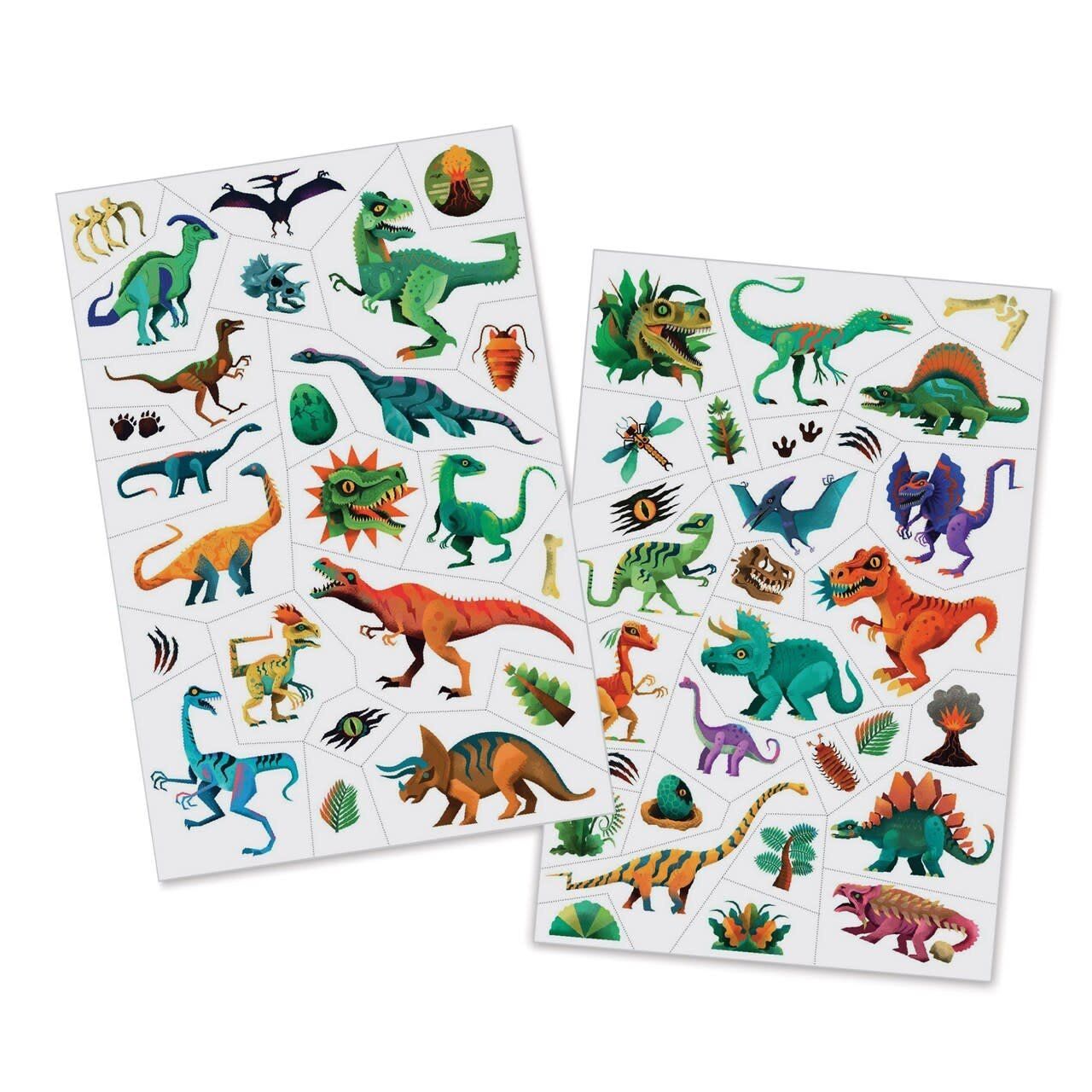 Dino Club Temporary Tattoos