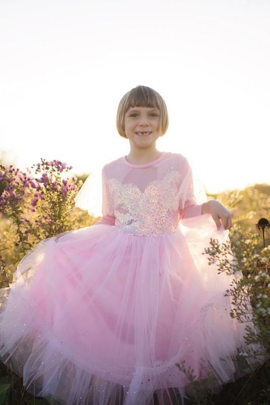 Elegant in Pink Dress, Size 5-6
