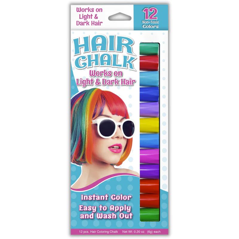 Hair Chalk Stix 12 Pack