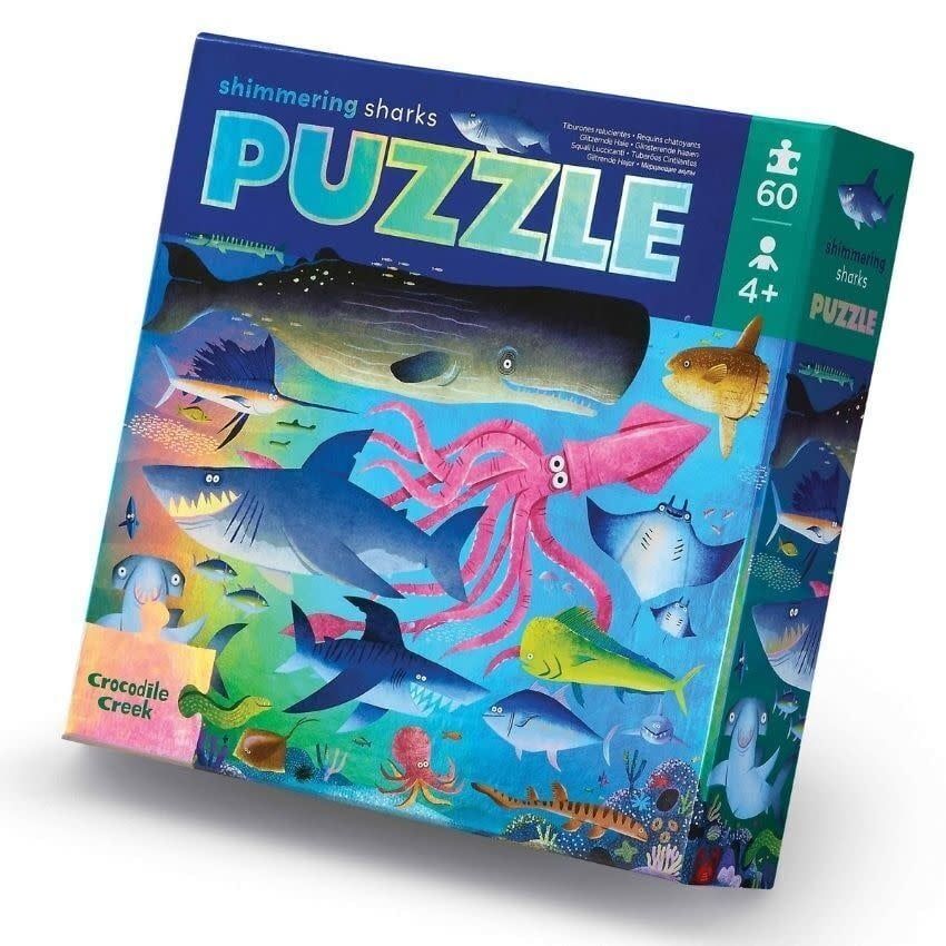 60pc Foil Puzzle - Shimmering Shark