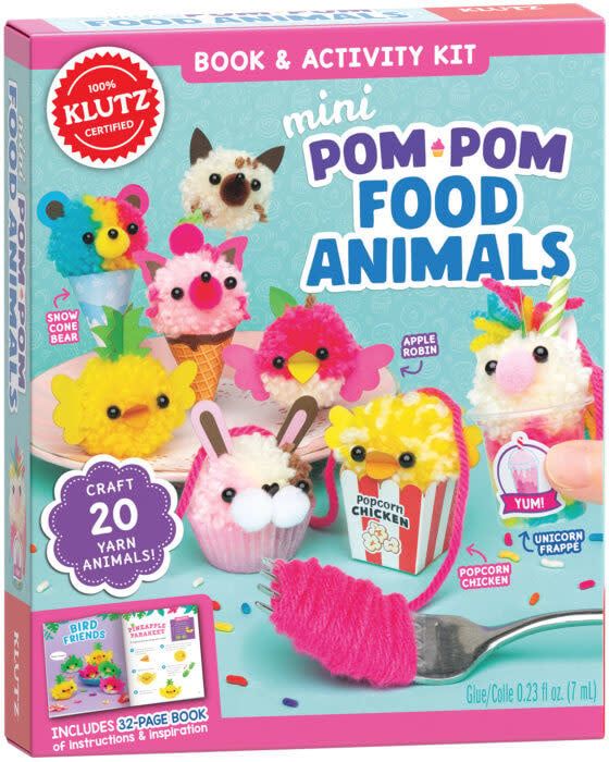 Klutz Mini Pom Pom Food Animals