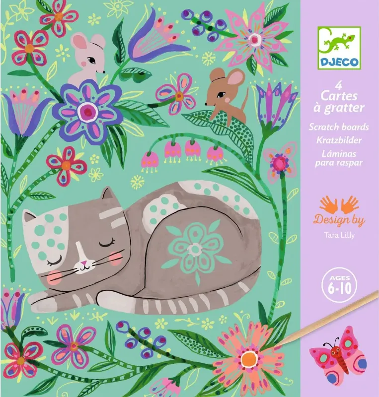 Djeco Scratch Cards - Encounters