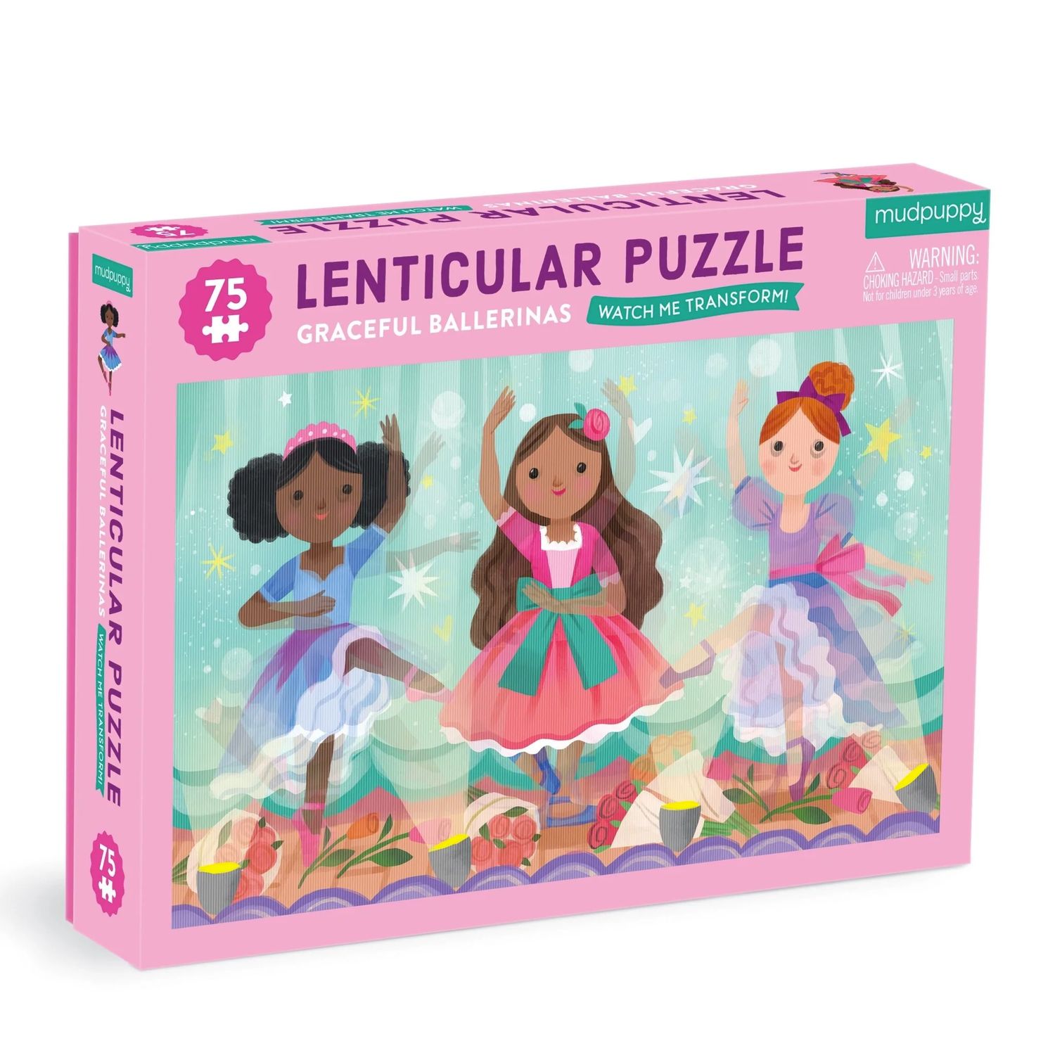 75pc Graceful Ballerinas Lenticular Puzzle