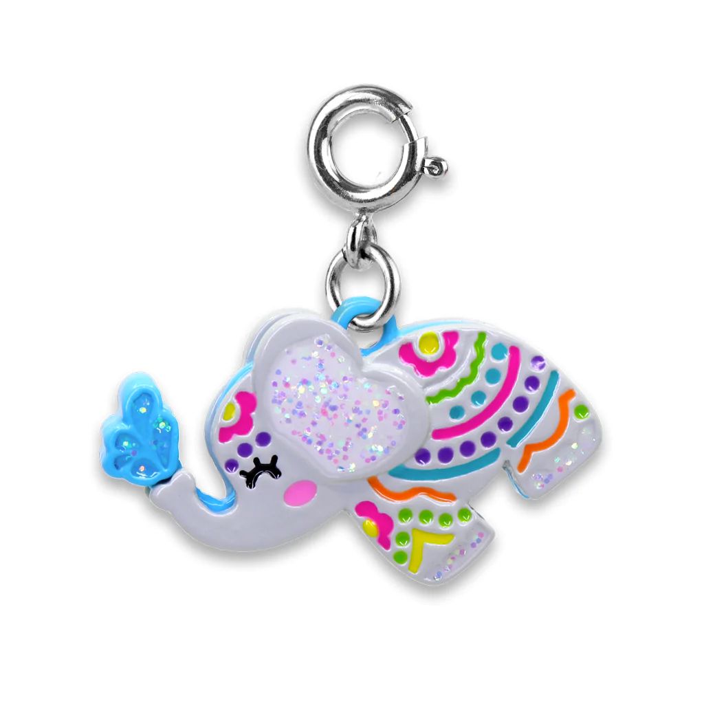 Charm It! Glitter Elephant Charm