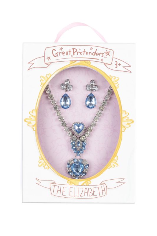 The Marilyn, Blue/Silver, 4pc Set